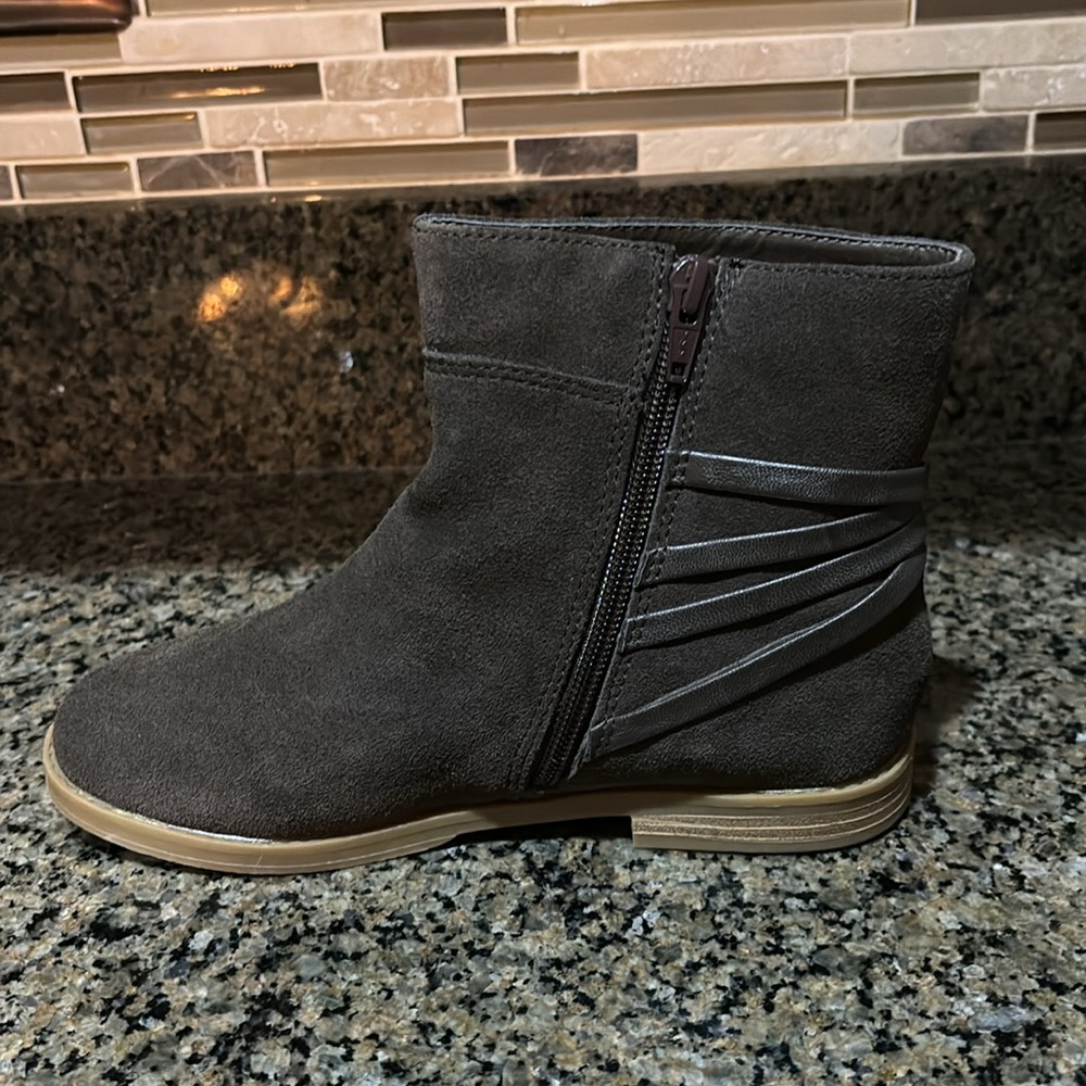 Stride Rite chocolate brown booties - Picture 5 of 8